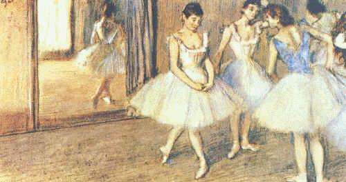 Edgar Degas Dance Greenroom France oil painting art